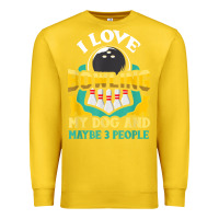 Lemon bowling shirt funny dog lover quote bowler gift t shirt Premium Sweatshirt - linhVisuals