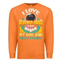 Carrot bowling shirt funny dog lover quote bowler gift t shirt Premium Sweatshirt - linhVisuals