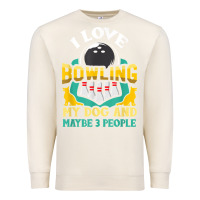 Sandshell bowling shirt funny dog lover quote bowler gift t shirt Premium Sweatshirt - linhVisuals