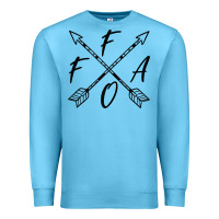 Ocean Blue fafo f around and find out funny vintage sarcastic boho chic tank top Premium Sweatshirt - linhVisuals
