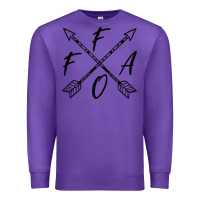 Purple fafo f around and find out funny vintage sarcastic boho chic tank top Premium Sweatshirt - linhVisuals