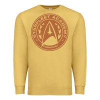 Antique Gold star fleet academy dropout stars trekie trek geek Premium Sweatshirt - linhVisuals