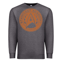 Charcoal Heather star fleet academy dropout stars trekie trek geek Premium Sweatshirt - linhVisuals