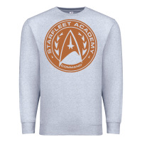 Heather Grey star fleet academy dropout stars trekie trek geek Premium Sweatshirt - linhVisuals