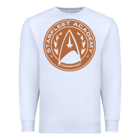 White star fleet academy dropout stars trekie trek geek Premium Sweatshirt - linhVisuals