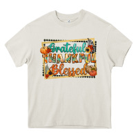 Cream thankful grateful blessed Heavy Core Tee - CowGirlArtShop
