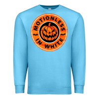 Ocean Blue motionless in white hellowen Premium Sweatshirt - linhVisuals