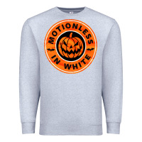 Heather Grey motionless in white hellowen Premium Sweatshirt - linhVisuals