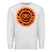 Oatmeal Heather motionless in white hellowen Premium Sweatshirt - linhVisuals