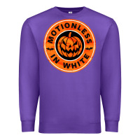 Purple motionless in white hellowen Premium Sweatshirt - linhVisuals