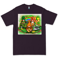 Plum St. Patrick's Day gnomies with truck tumbler Premium Tee - HowdyJamesFarm