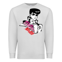 Dove Grey josuke very bizarre Premium Sweatshirt - linhVisuals
