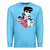 Ocean Blue josuke very bizarre Premium Sweatshirt - linhVisuals