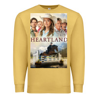 Antique Gold heartland for men and women Premium Sweatshirt - linhVisuals