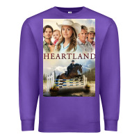 Purple heartland for men and women Premium Sweatshirt - linhVisuals