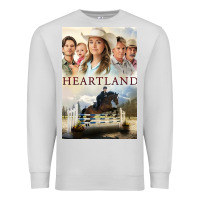 Dove Grey heartland for men and women Premium Sweatshirt - linhVisuals