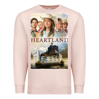 Pale Pink heartland for men and women Premium Sweatshirt - linhVisuals
