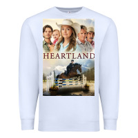 White heartland for men and women Premium Sweatshirt - linhVisuals