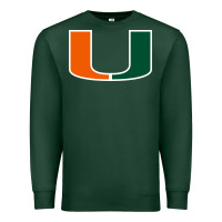 Sports Green miami hurric Premium Sweatshirt - linhVisuals