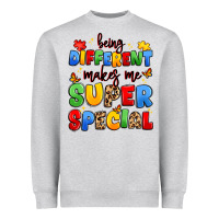 Heather Grey being different makes me super special Heavyweight Sweatshirt - JahusDesignShop