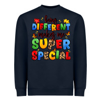 Navy being different makes me super special Heavyweight Sweatshirt - JahusDesignShop