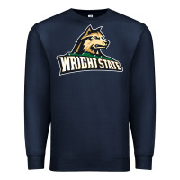 Navy wright state Premium Sweatshirt - linhVisuals