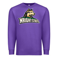 Purple wright state Premium Sweatshirt - linhVisuals