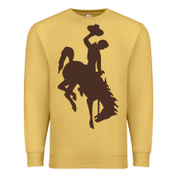 Antique Gold wyoming athletics Premium Sweatshirt - linhVisuals