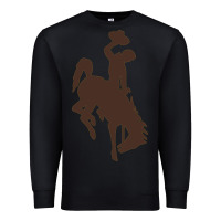 Black wyoming athletics Premium Sweatshirt - linhVisuals
