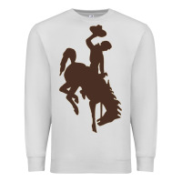 Dove Grey wyoming athletics Premium Sweatshirt - linhVisuals
