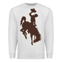 Oatmeal Heather wyoming athletics Premium Sweatshirt - linhVisuals