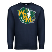 Navy william and mary Premium Sweatshirt - linhVisuals