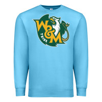 Ocean Blue william and mary Premium Sweatshirt - linhVisuals