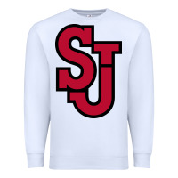 White st. john's red Premium Sweatshirt - linhVisuals