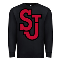 Black st. john's red Premium Sweatshirt - linhVisuals