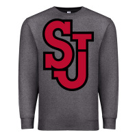 Charcoal Heather st. john's red Premium Sweatshirt - linhVisuals