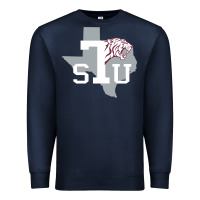 Navy texas southern Premium Sweatshirt - linhVisuals