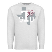 Oatmeal Heather texas southern Premium Sweatshirt - linhVisuals