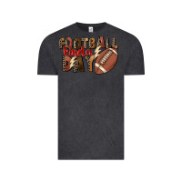 Vintage Black football kinda day Vintage Tee - FaDigitalArtStudio
