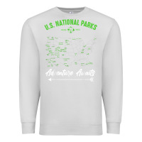 Dove Grey national parks adventure lover camping hiking camper fan t shirt Premium Sweatshirt - linhVisuals