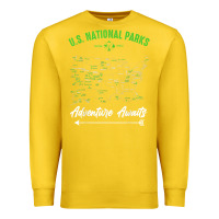 Lemon national parks adventure lover camping hiking camper fan t shirt Premium Sweatshirt - linhVisuals