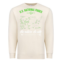 Sandshell national parks adventure lover camping hiking camper fan t shirt Premium Sweatshirt - linhVisuals