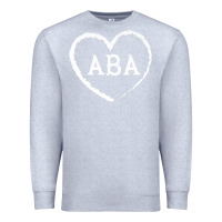 Heather Grey aba therapy gift for behavior analyst  womens aba premium t shirt Premium Sweatshirt - linhVisuals