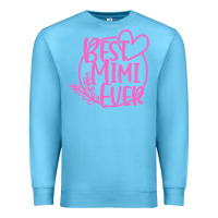Ocean Blue best mimi ever Premium Sweatshirt - linhVisuals