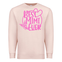 Pale Pink best mimi ever Premium Sweatshirt - linhVisuals