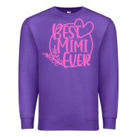 Purple best mimi ever Premium Sweatshirt - linhVisuals