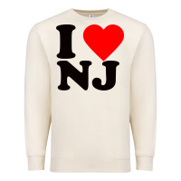 Sandshell i love nj Premium Sweatshirt - linhVisuals
