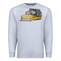 Heather Grey killdozer tread back tank top Premium Sweatshirt - linhVisuals