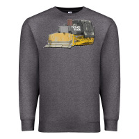 Charcoal Heather killdozer tread back tank top Premium Sweatshirt - linhVisuals