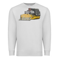 Dove Grey killdozer tread back tank top Premium Sweatshirt - linhVisuals